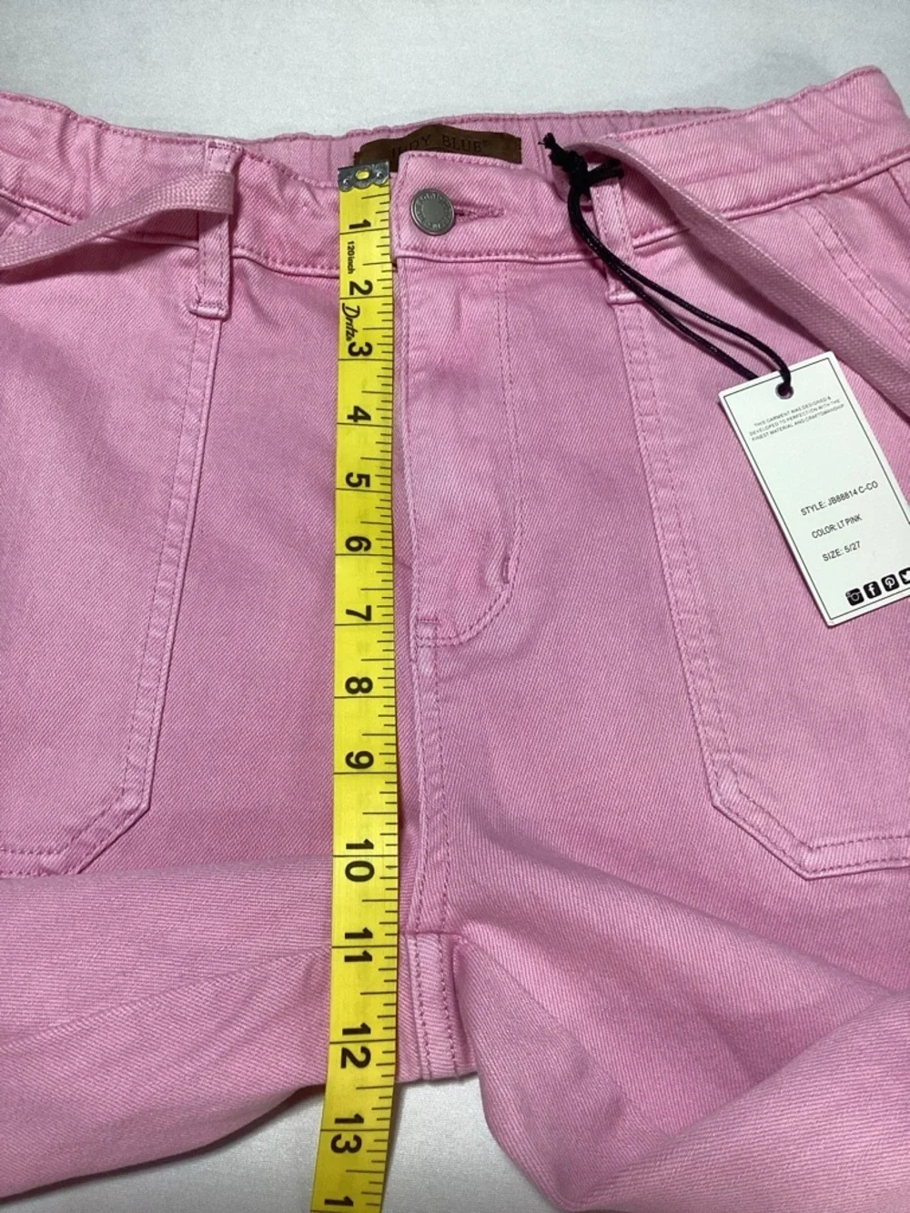 Judy Blue Light Pink High-Rise Jogger Jeans